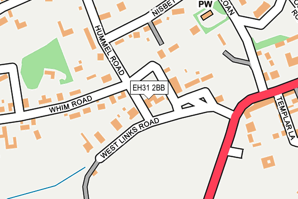 EH31 2BB map - OS OpenMap – Local (Ordnance Survey) EH31 2BB map - OS OpenMap – Local (Ordnance Survey)
