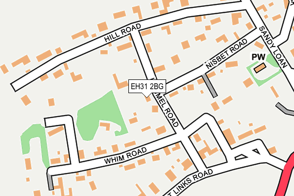EH31 2BG map - OS OpenMap – Local (Ordnance Survey) EH31 2BG map - OS OpenMap – Local (Ordnance Survey)