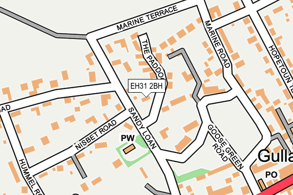 EH31 2BH map - OS OpenMap – Local (Ordnance Survey) EH31 2BH map - OS OpenMap – Local (Ordnance Survey)