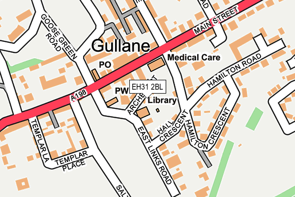 EH31 2BL map - OS OpenMap – Local (Ordnance Survey) EH31 2BL map - OS OpenMap – Local (Ordnance Survey)