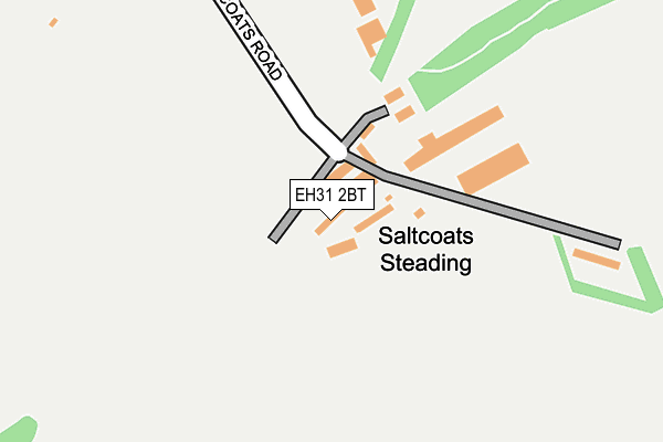 EH31 2BT map - OS OpenMap – Local (Ordnance Survey)