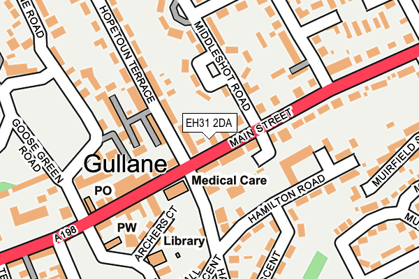 EH31 2DA map - OS OpenMap – Local (Ordnance Survey) EH31 2DA map - OS OpenMap – Local (Ordnance Survey)