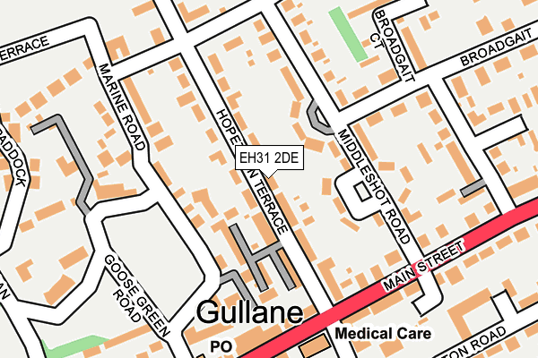 EH31 2DE map - OS OpenMap – Local (Ordnance Survey) EH31 2DE map - OS OpenMap – Local (Ordnance Survey)