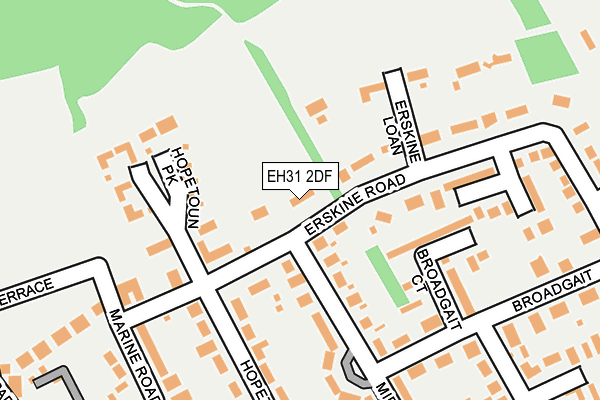EH31 2DF map - OS OpenMap – Local (Ordnance Survey) EH31 2DF map - OS OpenMap – Local (Ordnance Survey)