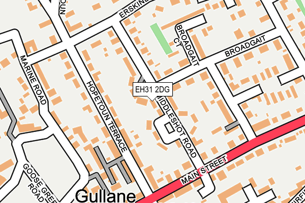 EH31 2DG map - OS OpenMap – Local (Ordnance Survey) EH31 2DG map - OS OpenMap – Local (Ordnance Survey)