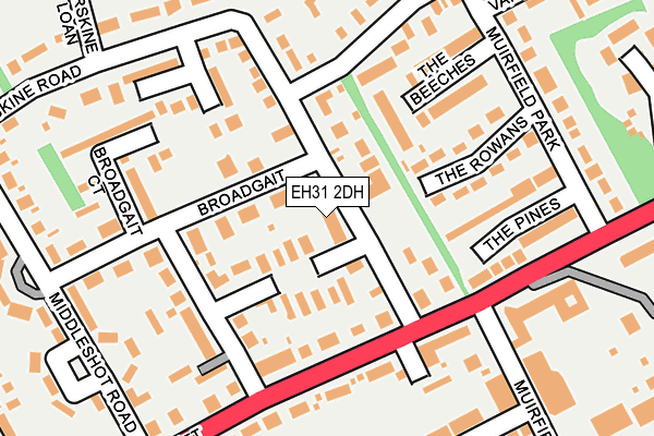 EH31 2DH map - OS OpenMap – Local (Ordnance Survey) EH31 2DH map - OS OpenMap – Local (Ordnance Survey)