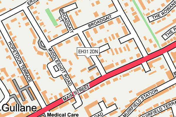 EH31 2DN map - OS OpenMap – Local (Ordnance Survey) EH31 2DN map - OS OpenMap – Local (Ordnance Survey)