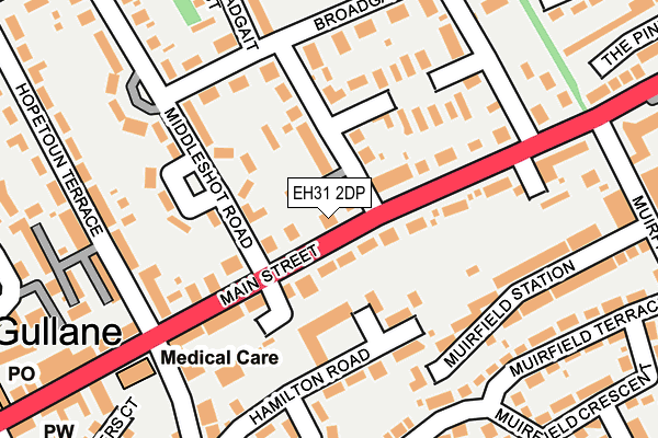 EH31 2DP map - OS OpenMap – Local (Ordnance Survey) EH31 2DP map - OS OpenMap – Local (Ordnance Survey)