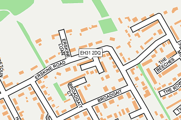 EH31 2DQ map - OS OpenMap – Local (Ordnance Survey) EH31 2DQ map - OS OpenMap – Local (Ordnance Survey)