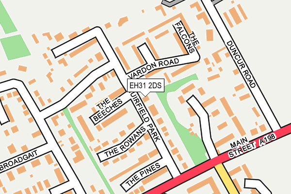 EH31 2DS map - OS OpenMap – Local (Ordnance Survey) EH31 2DS map - OS OpenMap – Local (Ordnance Survey)