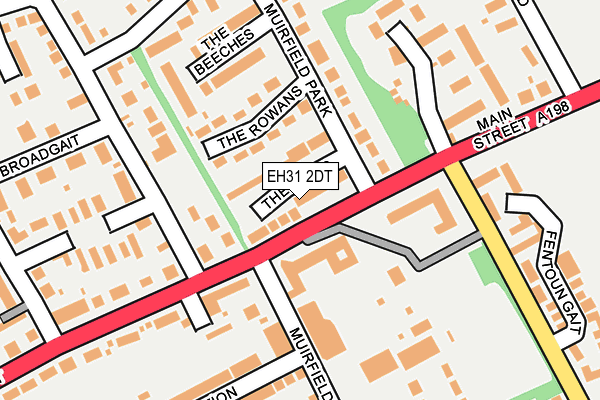 EH31 2DT map - OS OpenMap – Local (Ordnance Survey) EH31 2DT map - OS OpenMap – Local (Ordnance Survey)