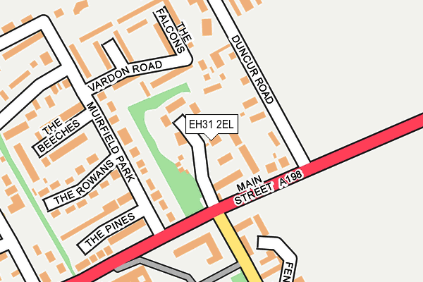 EH31 2EL map - OS OpenMap – Local (Ordnance Survey) EH31 2EL map - OS OpenMap – Local (Ordnance Survey)