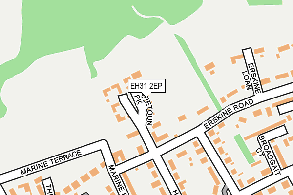 EH31 2EP map - OS OpenMap – Local (Ordnance Survey) EH31 2EP map - OS OpenMap – Local (Ordnance Survey)
