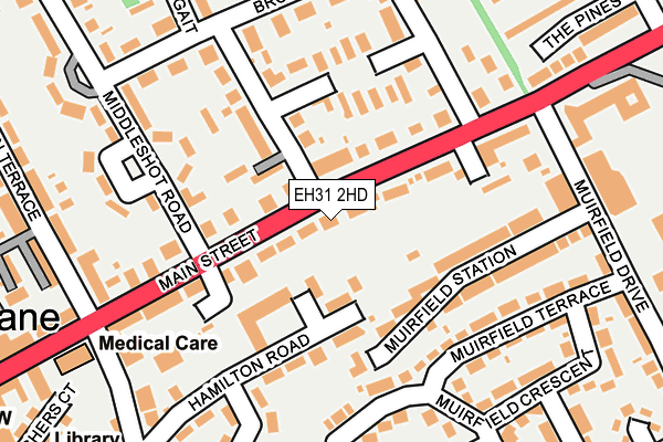EH31 2HD map - OS OpenMap – Local (Ordnance Survey) EH31 2HD map - OS OpenMap – Local (Ordnance Survey)