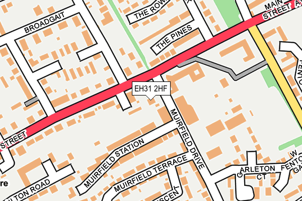 EH31 2HF map - OS OpenMap – Local (Ordnance Survey) EH31 2HF map - OS OpenMap – Local (Ordnance Survey)