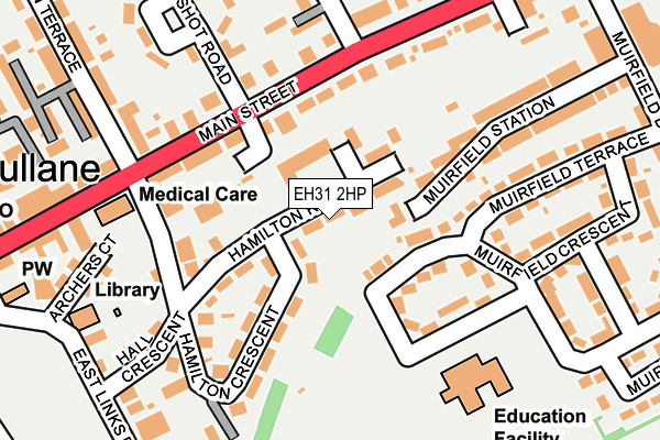 EH31 2HP map - OS OpenMap – Local (Ordnance Survey) EH31 2HP map - OS OpenMap – Local (Ordnance Survey)
