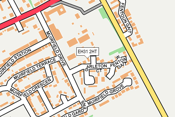 EH31 2HT map - OS OpenMap – Local (Ordnance Survey) EH31 2HT map - OS OpenMap – Local (Ordnance Survey)