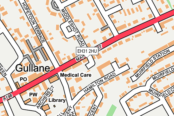 EH31 2HU map - OS OpenMap – Local (Ordnance Survey) EH31 2HU map - OS OpenMap – Local (Ordnance Survey)