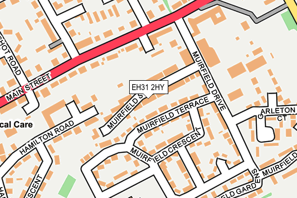 EH31 2HY map - OS OpenMap – Local (Ordnance Survey) EH31 2HY map - OS OpenMap – Local (Ordnance Survey)