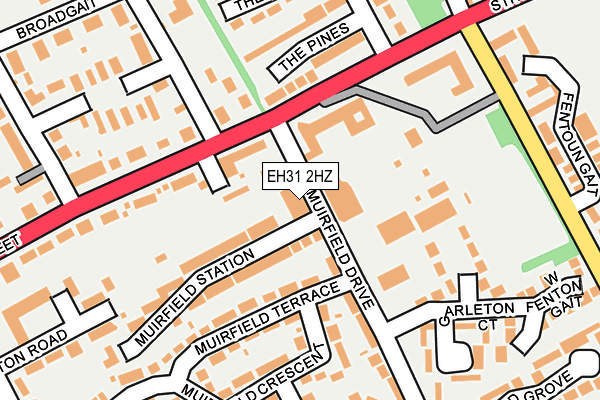 EH31 2HZ map - OS OpenMap – Local (Ordnance Survey) EH31 2HZ map - OS OpenMap – Local (Ordnance Survey)