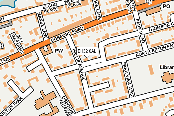 EH32 0AL map - OS OpenMap – Local (Ordnance Survey) EH32 0AL map - OS OpenMap – Local (Ordnance Survey)