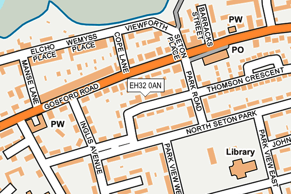 EH32 0AN map - OS OpenMap – Local (Ordnance Survey) EH32 0AN map - OS OpenMap – Local (Ordnance Survey)