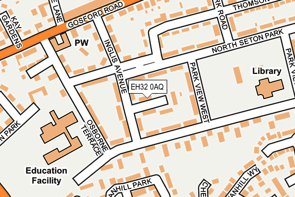 EH32 0AQ map - OS OpenMap – Local (Ordnance Survey) EH32 0AQ map - OS OpenMap – Local (Ordnance Survey)