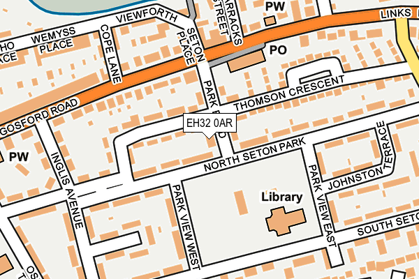 EH32 0AR map - OS OpenMap – Local (Ordnance Survey) EH32 0AR map - OS OpenMap – Local (Ordnance Survey)