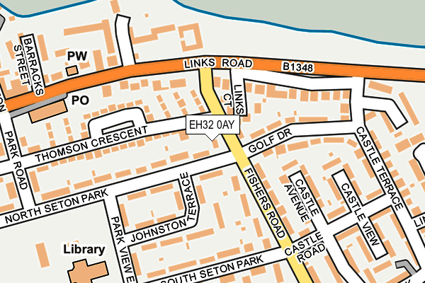 EH32 0AY map - OS OpenMap – Local (Ordnance Survey) EH32 0AY map - OS OpenMap – Local (Ordnance Survey)