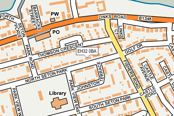 EH32 0BA map - OS OpenMap – Local (Ordnance Survey) EH32 0BA map - OS OpenMap – Local (Ordnance Survey)