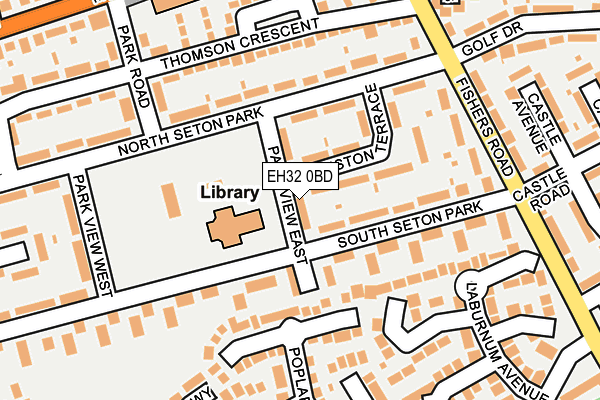 EH32 0BD map - OS OpenMap – Local (Ordnance Survey) EH32 0BD map - OS OpenMap – Local (Ordnance Survey)