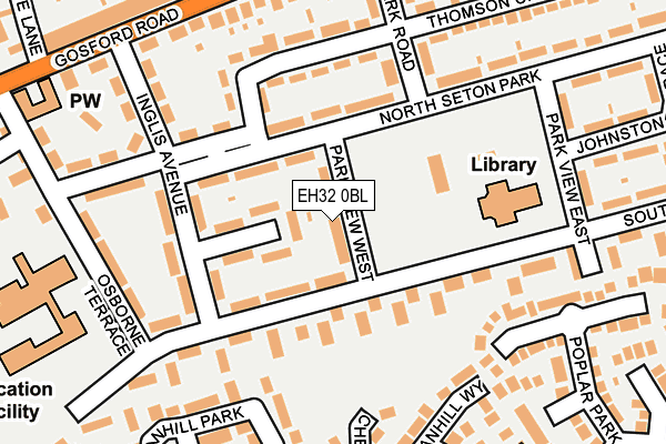 EH32 0BL map - OS OpenMap – Local (Ordnance Survey) EH32 0BL map - OS OpenMap – Local (Ordnance Survey)