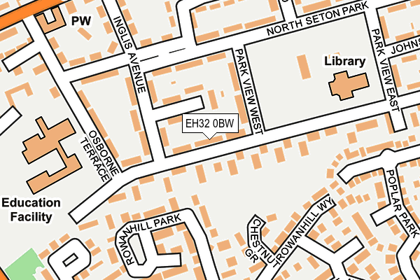 EH32 0BW map - OS OpenMap – Local (Ordnance Survey) EH32 0BW map - OS OpenMap – Local (Ordnance Survey)