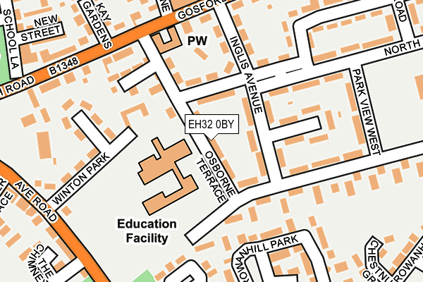 EH32 0BY map - OS OpenMap – Local (Ordnance Survey) EH32 0BY map - OS OpenMap – Local (Ordnance Survey)
