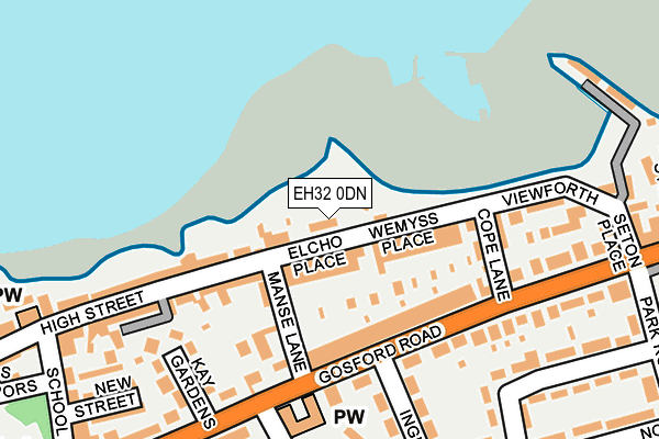 EH32 0DN map - OS OpenMap – Local (Ordnance Survey) EH32 0DN map - OS OpenMap – Local (Ordnance Survey)