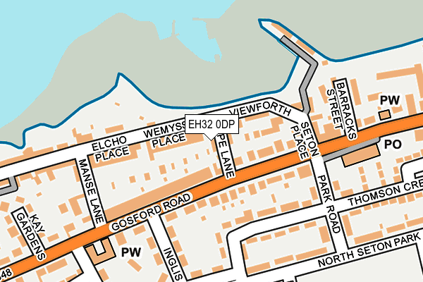 EH32 0DP map - OS OpenMap – Local (Ordnance Survey) EH32 0DP map - OS OpenMap – Local (Ordnance Survey)