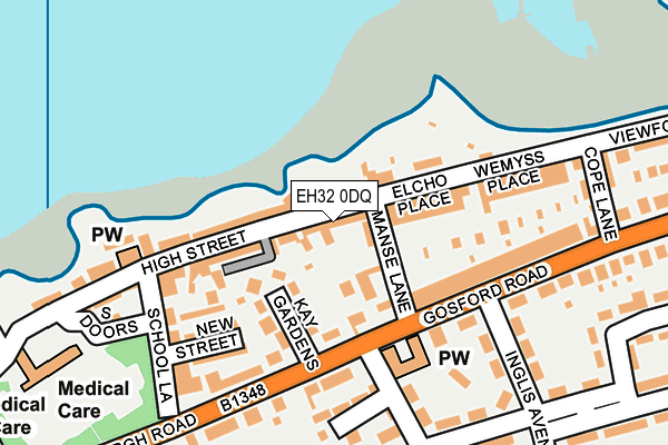 EH32 0DQ map - OS OpenMap – Local (Ordnance Survey) EH32 0DQ map - OS OpenMap – Local (Ordnance Survey)