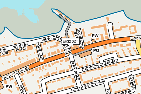 EH32 0DT map - OS OpenMap – Local (Ordnance Survey) EH32 0DT map - OS OpenMap – Local (Ordnance Survey)