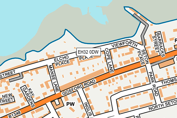 EH32 0DW map - OS OpenMap – Local (Ordnance Survey) EH32 0DW map - OS OpenMap – Local (Ordnance Survey)