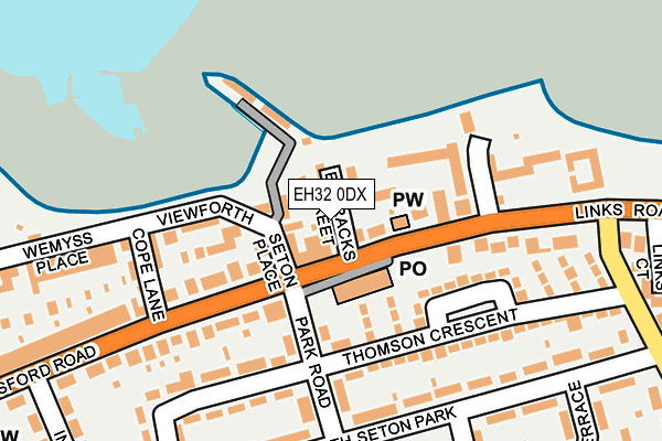 EH32 0DX map - OS OpenMap – Local (Ordnance Survey) EH32 0DX map - OS OpenMap – Local (Ordnance Survey)