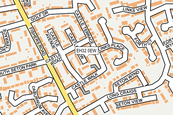 EH32 0EW map - OS OpenMap – Local (Ordnance Survey) EH32 0EW map - OS OpenMap – Local (Ordnance Survey)