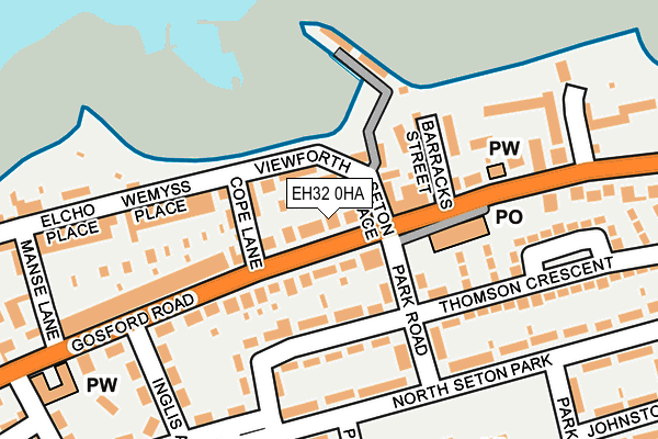 EH32 0HA map - OS OpenMap – Local (Ordnance Survey) EH32 0HA map - OS OpenMap – Local (Ordnance Survey)