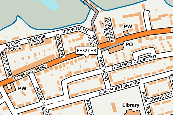 EH32 0HB map - OS OpenMap – Local (Ordnance Survey) EH32 0HB map - OS OpenMap – Local (Ordnance Survey)