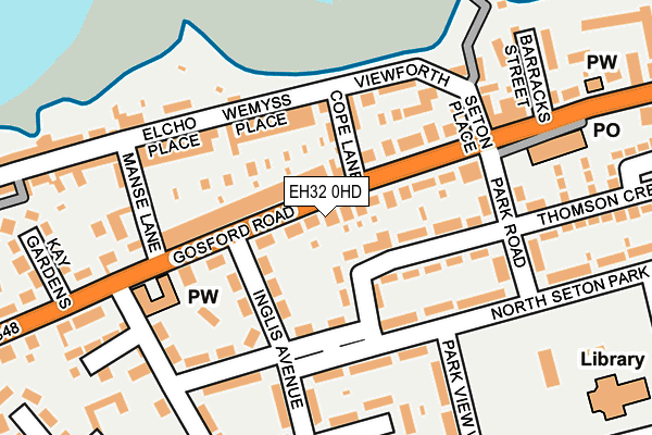 EH32 0HD map - OS OpenMap – Local (Ordnance Survey) EH32 0HD map - OS OpenMap – Local (Ordnance Survey)
