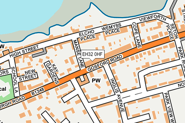 EH32 0HF map - OS OpenMap – Local (Ordnance Survey) EH32 0HF map - OS OpenMap – Local (Ordnance Survey)