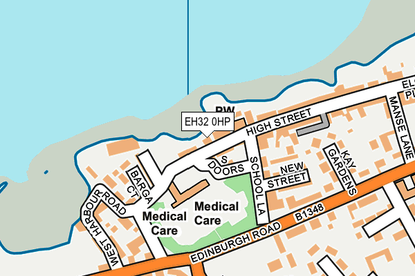 EH32 0HP map - OS OpenMap – Local (Ordnance Survey) EH32 0HP map - OS OpenMap – Local (Ordnance Survey)