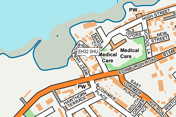 EH32 0HU map - OS OpenMap – Local (Ordnance Survey) EH32 0HU map - OS OpenMap – Local (Ordnance Survey)