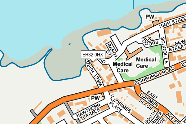 EH32 0HX map - OS OpenMap – Local (Ordnance Survey) EH32 0HX map - OS OpenMap – Local (Ordnance Survey)