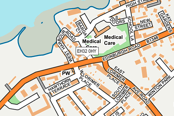 EH32 0HY map - OS OpenMap – Local (Ordnance Survey) EH32 0HY map - OS OpenMap – Local (Ordnance Survey)