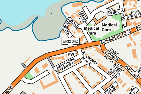 EH32 0HZ map - OS OpenMap – Local (Ordnance Survey) EH32 0HZ map - OS OpenMap – Local (Ordnance Survey)
